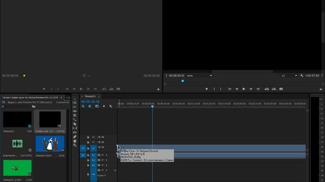 Adobe Premiere Pro CC 2014 звук 5.1 в Stereo 2.0 смотреть онлайн