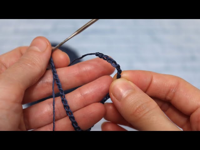 Как не потерять конец цепочки из воздушных петель. ЛАЙФХАК.mp4 смотреть онлайн