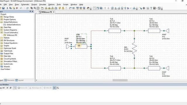 Wilkinson Power Divider in AWR || Equal power divider || Easy to design without calculator смотреть онлайн