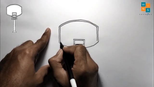 How to draw basket ball hoop смотреть онлайн