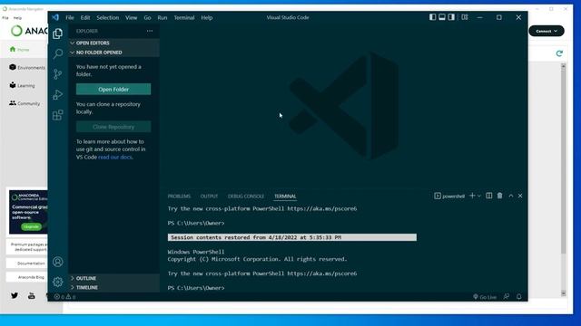 Python Tutorial - Download and Install Anaconda and VS Code смотреть онлайн