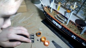 Сборка Французского фрегата Ашерона {3 часть}