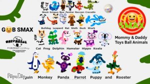 Gobsmax Happy Meal 24 McDonald's Toys Ball Animals