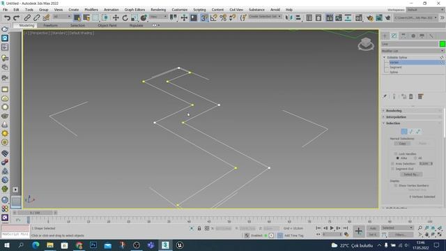 3D Max 5. Ders: Duvar Modelleme (Units Setup, İmport, Extrude, Attach, Vertex, Weld, Spline, Wall) смотреть онлайн
