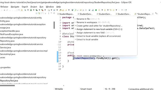 Spring Boot testing Using Junit and Mockito смотреть онлайн