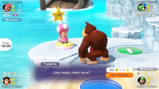 How will Toadette react if I say no to a Star? [Mario Party Superstars] смотреть онлайн