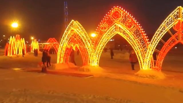 3 января 2021 г. На Красной площади в Чебоксарах смотреть онлайн