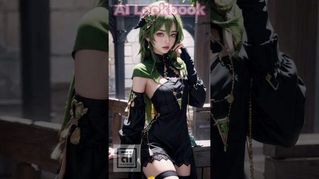 Collei - Genshin Impact | 4K AI Art | AI lookbook смотреть онлайн