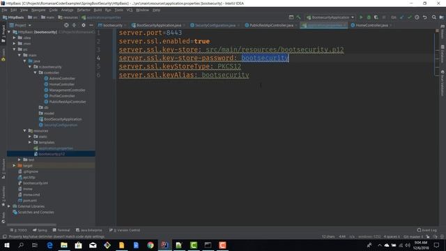 [Spring Boot Security] #15 Enable HTTPS/SSL in Spring Boot смотреть онлайн