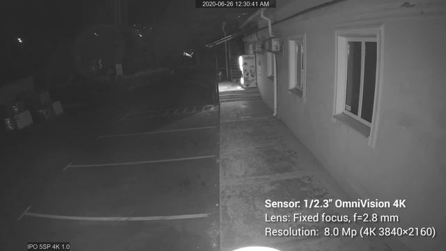 8MP IP Camera PARTIZAN IPO-5SP 4K 1.0. Sensor 1/2.3″ OmniVision 4K смотреть онлайн