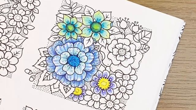 Flower Squares in Worlds of Wonder | Part 1 | Johanna Basford ? | Castle Arts Pencils ? смотреть онлайн