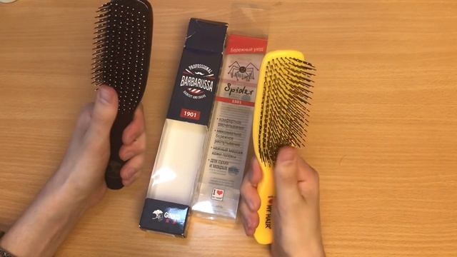 Сравнение Расчески Барбарусса и Расчески i love my hair Паук смотреть онлайн