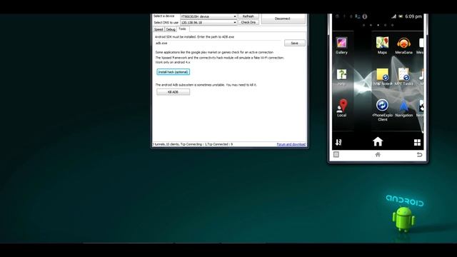 Use PC Internet Connection with Android via USB ( Any Rooted Android Phone ) / How to Reverse Tethe смотреть онлайн