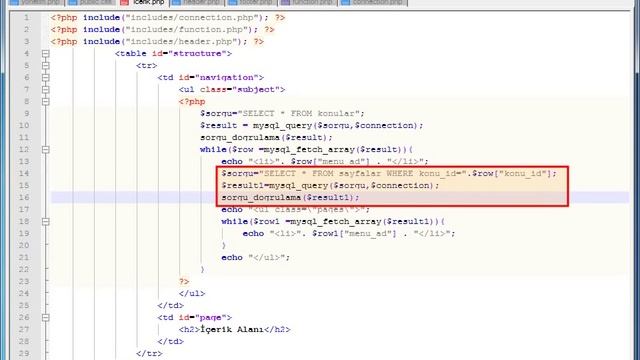 PHP-MYSQL - 11 İçerik Yön. Sis. Yapısı: 09 Fonksiyon Oluşturma смотреть онлайн