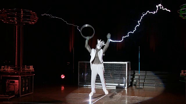 Музыка Тесла на электронном фестивале смотреть онлайн