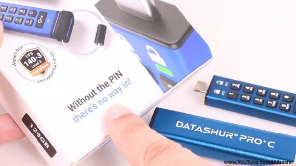 iStorage DatAshur Pro+C : Hardware Encrypted Portable USB-C Flash Drive! - REVIEW