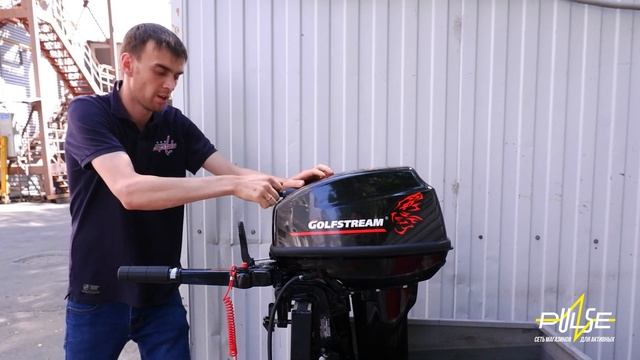 Заводим и тестируем лодочный мотор Golfstream 9.9 c USB зарядкой смотреть онлайн