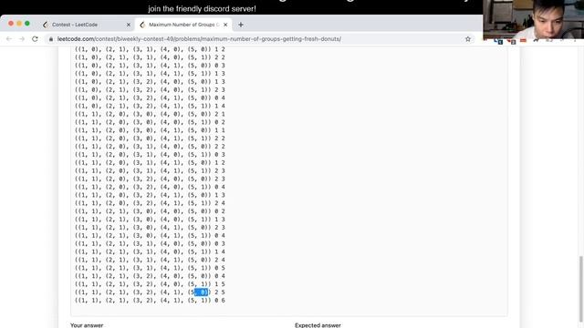 1815. Maximum Number of Groups Getting Fresh Donuts (Leetcode Hard) смотреть онлайн