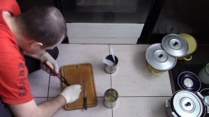 выплавляю пластиковые заготовки в духовке