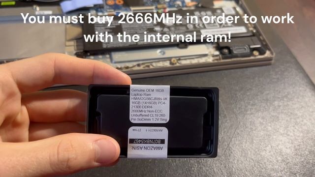 Lenovo Ideapad 3 (15IIL05) Ram Upgrade from 8gb to 20gb!!! смотреть онлайн