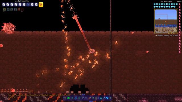 Terraria Supreme Buffed Dragon Pow vs Calamity Mod Boss Rush смотреть онлайн