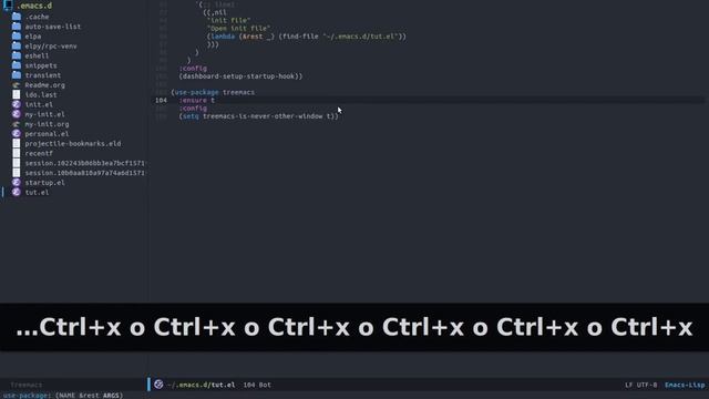 Emacs - 10 - Treemacs смотреть онлайн