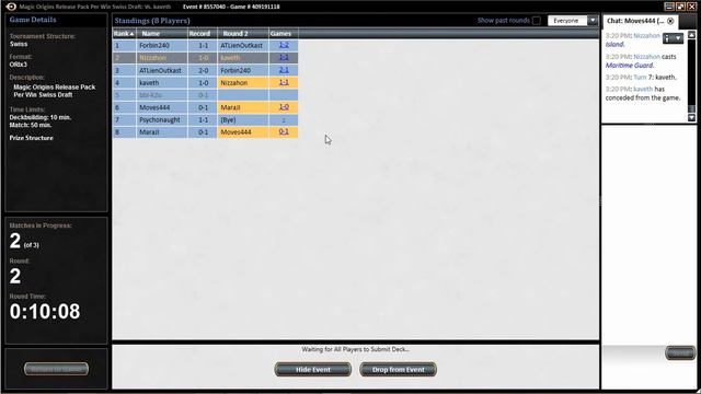 Magic Origins Draft #5 (Round 2) смотреть онлайн