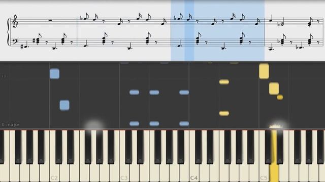 VABANK. Ragtime. Piano Tutorial. #МузыкаИзКино Ва Банк. Пианино.