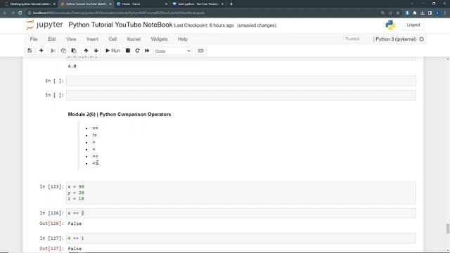 Module 2(6) | Python Comparison Operators смотреть онлайн