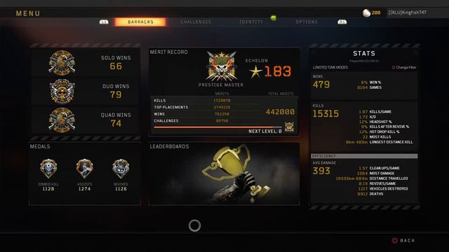 Call of Duty®: Black Ops 4 Blackout Stats смотреть онлайн