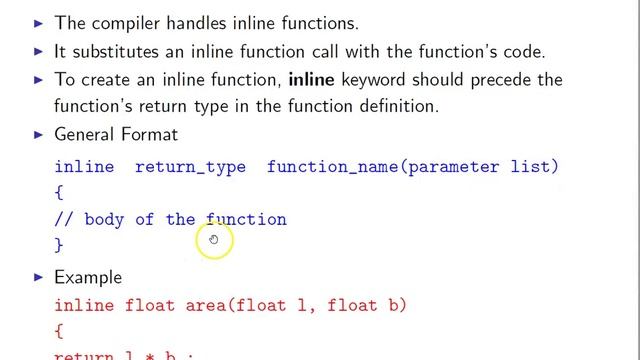 Inline function смотреть онлайн