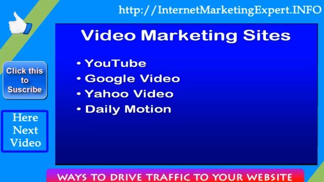Driving Traffic To Your Website - SEO Video Strategies To Increase Website Traffic