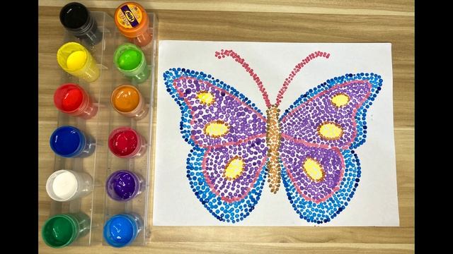 Pointillism Painting Technique for Beginners || ART FOR KIDS смотреть онлайн