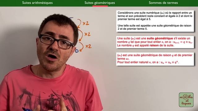LE COURS : Suites arithmétiques, suites géométriques - Première смотреть онлайн