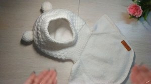 Как я вяжу (МК) шапку шлем для девочки. 1 часть. Видео № 22.