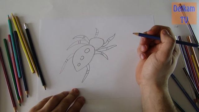 Учимся рисовать паука с котом Пончиком смотреть онлайн