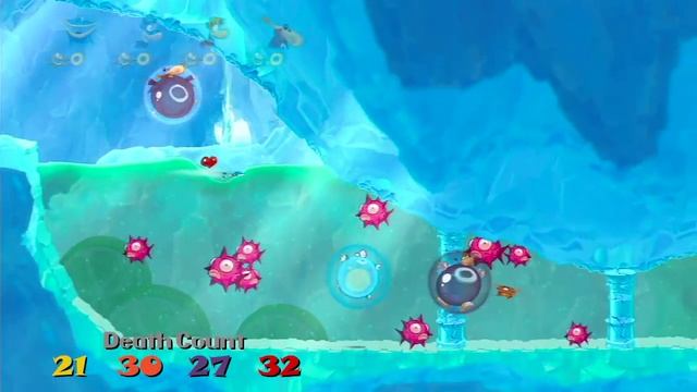 Ice-Fishing Fail - Rayman Origins #28 (4 Player) смотреть онлайн