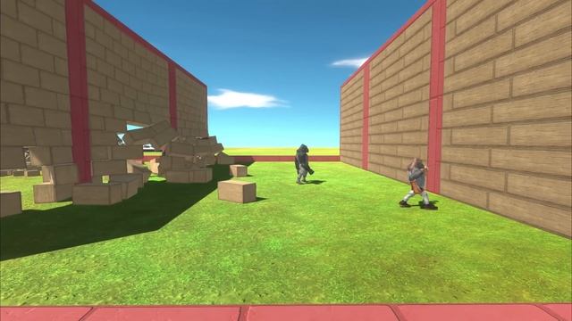 All Units Race Through Blocks - Animal Revolt Battle Simulator смотреть онлайн