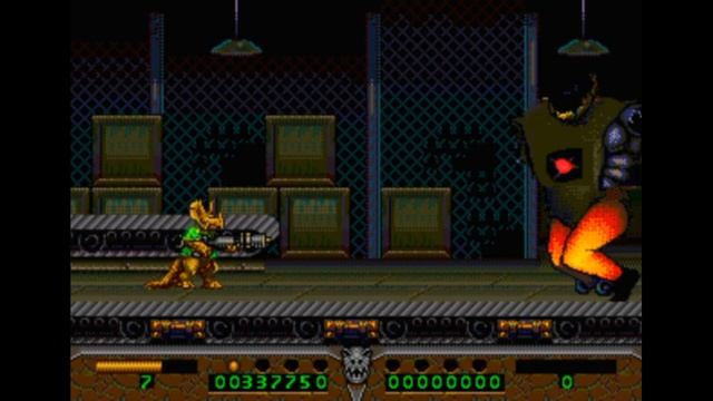 Sega Mega Drive 2 (Smd) 16-bit Dinosaurs for Hire Битва с Боссами