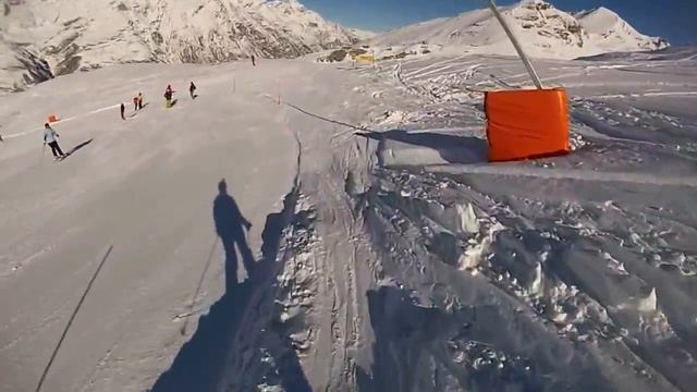 Ski. Zermatt. Switzerland. Matterhorn. Швейцария, гора Маттерхорн. Церматт. смотреть онлайн