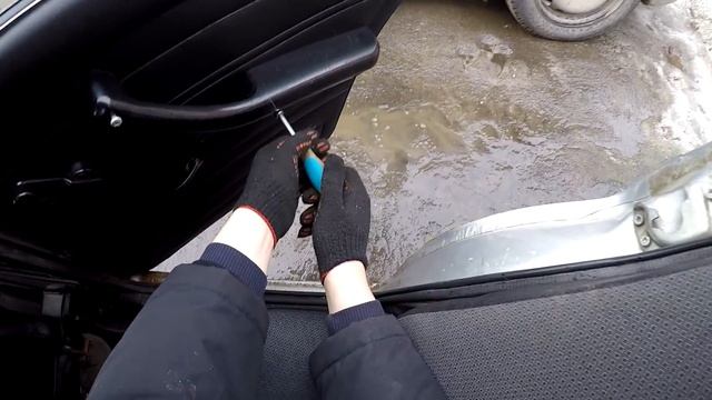 Установка ЕВРО ручек на 2105 2107 подробное видео