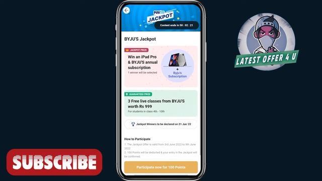 Win Free IPad Pro Worth Rs. 81K?| Paytm Jackpot 2022
