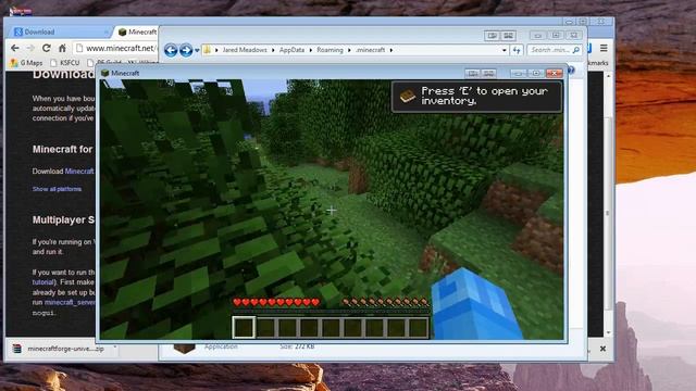 Installing Minecraftforge 4.0 and KeepItemsOnDeath on Minecraft 1.3.2 смотреть онлайн