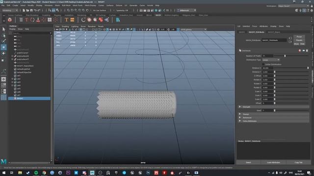 Student Help - Procedural Snake Scales With Mash Networks and CurveWarp (Maya) смотреть онлайн