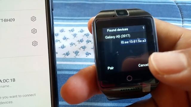 How to pair Q18 Smart Watch to Samsung Galaxy Android Phone. смотреть онлайн