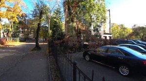 Калининград,  немецкая брусчатка, центральный район,немецкая застройка,  осень, улица Пацаева