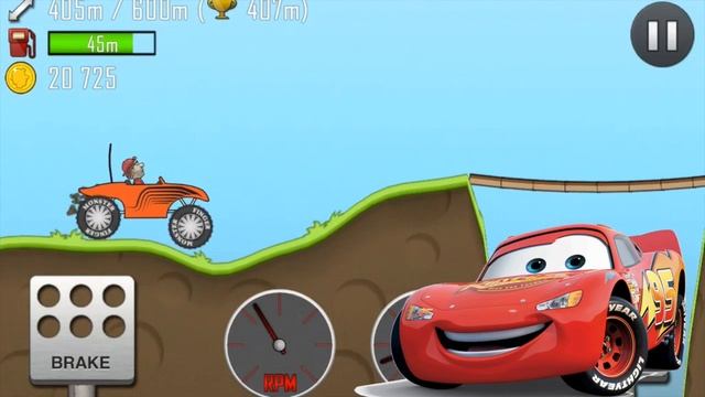 Машинки как из мультика - МОЛНИЯ МАККУИН и обзор приложения тачки гонки игры для детей hill climb смотреть онлайн