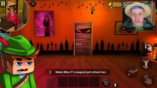 PLANTA CARNÍVORA ENGOLIU A PROFESSORA DO MAL NO DESAFIO DE HALLOWEEN (Scary Teacher) смотреть онлайн