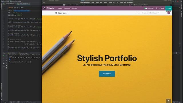 Part 1 - export or get data from odoo using xml-rpc api смотреть онлайн