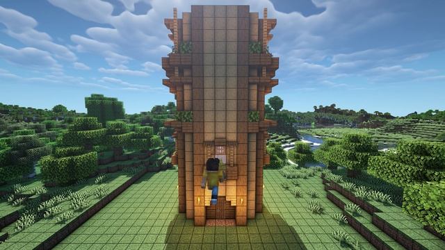 Minecraft: Wooden Tower Base (Quick Tutorial) | Brayn & Blocks смотреть онлайн